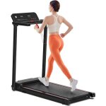 Tapis de course 2en1 - walking pad - avec écran led - 12 km / h - 2. 5hp ? pliant - 40cm largeur Tapis de course 2en1 - walking pad - avec écran led - 12 km / h - 2. 5hp ? pliant - 40cm largeur