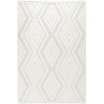Tapis crme - tapis modernes rectangulaire - effet 3d moderne & confort hypoallergnique 200 x 290 cm ...
