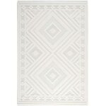 Tapis cr�me symphonie - tapis moderne rectangulaire effet 3d - confort moelleux & hypoallerg�nique - ...