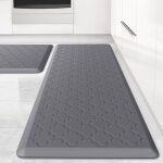 Tapis cuisine anti - fatigue 2 pi�ces 44x75 / 120cm mousse ergonomique imperm�able bureau / sol / �vier ...