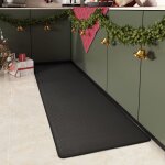 Tapis de cuisine - color & geometry - 60 x 220 cm - noir - anti - d�rapant - facile � nettoyer - r�sistant ...