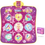 Tapis de danse pour enfants 3 ans et plus - vevor - 3 modes volume rglable musique intgre 8 niveaux ...
