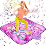 Tapis de danse - tapis de danse enfant - 6 modes de jeu - avec affichage led - cr�ation chansons & musique ...