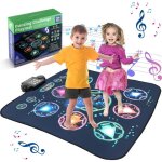 Tapis de danse pour enfants - jeu musical rythmique avec lumi�res et musique int�gr�e 24 niveaux de d�fis ...