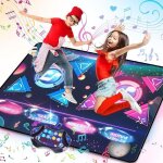 Tapis danse musical 2 joueurs 8 cls 12 modes de jeu 2 modes comptitifs cadeau idal pour filles et ...