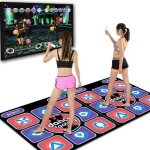 Tapis de danse musical pour enfants 165x93cm 2 joueurs tv / pc 100 musiques 65 jeux 11mm pais antidrapant ...