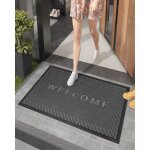 Tapis dentre - paillasson - color & geometry - 45 x 80 cm - gris - anti - drapant - facile  nettoyer ...