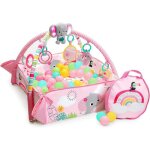 Tapis d�veil 5 - en - 1 - suteo - your way ball - rose - musical - 7 jouets inclus