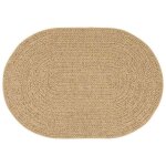 Tapis dint�rieur et ext�rieur - vidaxl - 120x170 cm - marron - r�sistant aux uv - aspect jute - polypropyl�ne ...