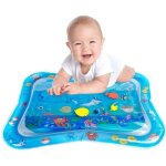 Tapis deau mat bb gonflable jouet enfant ducatif ocan requin - swonuk - 66 * 50 cm - bleu - pvc