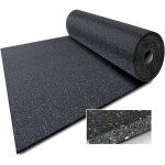 Tapis de protection antivibration en caoutchouc recycl� pour sols �p = 10 mm 60 x 200 cm