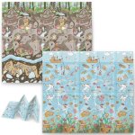 Tapis �ducatif pliable en mousse - janshop - 200x180 cm - �paisseur 1 cm - double face - antid�rapant ...