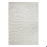Tapis effet laine anoai blanc 150x100cm - atmosphera createur dinterieur - mod�le d