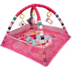 Tapis dveil de forme carre pour bb - errolves - cadre de fitness - tapis de jeu avec des jouets - ...