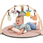 Tapis �volutif ludi - arche bois - 5 activit�s d�tachables - coussin ventral