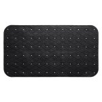 Tapis de bain - colorama - noir - 70 x 35 cm - antidérapant - pvc Tapis de bain - colorama - noir - 70 x 35 cm - antidérapant - pvc