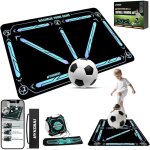 Tapis foot entrainement avec kick entraneur 90x60cm tapis entrainement football accessoire u2013 pas ...