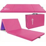 Tapis de gymnastique pliable - eyepower - matelas de sport 180x60x5 cm - surface protection amortie pour ...
