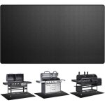 Tapis ignifuge 165 x 120 cm ? tapis de barbecue ? protection de sol robuste � 3 couches en fibre de verre ...