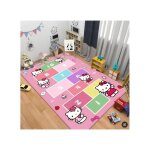 Tapis - inboxxarty - hello kitty - 80x80 cm - multicolore - int�rieur