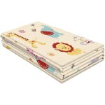 Tapis de jeux bebe de motricit 180x200 cm pliable reversible et lavable - mousse epais dveil pour jouer ...