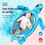 Tapis de jeu deau pour bb pimpimsky tapis deau matelas sol gonflable jouet bb ducatif en forme tortue ...