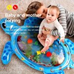 Tapis de jeu deau pour bb pimpimsky tortue de mer tapis deau matelas sol gonflable jouet bb ducatif ...