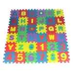 Tapis de jeu puzzle en mousse 36 pices pour enfants tapis de jeu alphabet et chiffres tapis de jeu puzzle ...