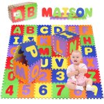 Tapis de jeu puzzle en mousse eva - alphabet et chiffres 36 dalles 30x30x1cm tapis deveil enfants - qualité ... Tapis de jeu puzzle en mousse eva - alphabet et chiffres 36 dalles 30x30x1cm tapis deveil enfants - qualité ...