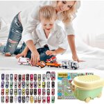 Tapis de jeu voiture enfant - 40 mini vhicules  rtrofriction - grande carte routire 130x100cm en ...