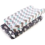 Tapis � langer2pcs housse de matelas � langer pour b�b�couvre - matelas � langer en tissu fin 16 * 32 ...