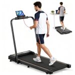 Tapis de marche - agileride - ft51 - pliable - moteur 2. 5hp - vitesse 1 - 10 km / h - compact et silencieux ...