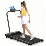 Tapis de course - kzynth - kt - s1 - pliable - moteur 2. 5hp - vitesse 1 - 10 km / h - compact et silencieux ...