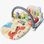 Tapis musical dveil pour bb - luxs - avec arches de jeu - effets sonores - parc des dinosaures - gray ...