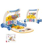 Tapis musical d?�veil pour b�b� 2 en 1 trotteur b�b� 4 modes de clavier de piano musical centre dactivit�s ...