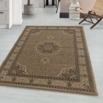 Tapis oriental classique � tissage serr� beige 160 x 230 cmtapis orient motifs ornementaux et floraux ...