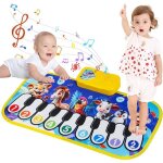 Tapis de piano au sol pour tout - petits sons animaux et chansons �veil sensoriel tapis de jeu tactile ...