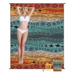 Tapis de plagecouverture de plage 180x220cm grand pliablepratique natte de plage pour camping picnic ...
