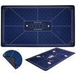Tapis de poker - non spcifi - 140 cm x 80 cm - antidrapant - polyester et caoutchouc - paisseur 3mm ...