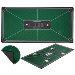 Tapis de poker - non spcifi - 120 cm x 60 cm - antidrapant - polyester et caoutchouc - 3 mm dpaisseur ...