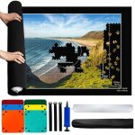 Tapis puzzle - plateau puzzle - tapis puzzle 3000 pi�ces - feutre antiglisse avec rouleau de rangement ...