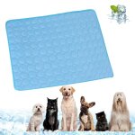Tapis rafra�chissant chat bleu m 62x50cm pour chien et chat jusqu?� 7kg ? coussin d�t� auto - refroidissant ...