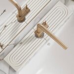 Tapis de robinet pour vier de cuisine 61 cm long plateau dvier en pierre de diatomite  schage rapide ...