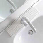 Tapis de robinet pour vier de cuisine plateau en pierre de diatomite  schage rapide 40 x 10 cm protection ...