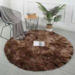 Tapis rond salon shaggy descente de lit chambre grande taille tapis moelleux carpette cafeØ 140 cm rond ... Tapis rond salon shaggy descente de lit chambre grande taille tapis moelleux carpette cafeØ 140 cm rond ...