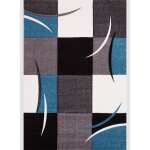 Tapis de salon - 120x170 cm - diamond 665 - 930 bleu - polypropylène - un amour de tapis Tapis de salon - 120x170 cm - diamond 665 - 930 bleu - polypropylène - un amour de tapis