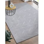 Tapis salon - the carpet - rio - design �l�gant - antid�rapant - gris 140x200 cm