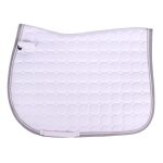 Tapis de selle pour cheval qhp florence - blanc - d full