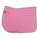 Tapis de selle pour cheval qhp florence - rose - mixte shetland