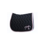 Tapis de selle classique marine et rose gold - penelope collection